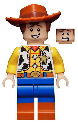 Woody - Normal Legs, Minifigure Head, Smile with Teeth / Scared – ИГРАТА НА ИГРАЧКИТЕ