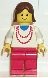 Necklace Red - Red Legs, Brown Female Hair – ГРАДСКИ