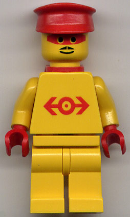 Railway Employee Lego Loco 1, Red Plastic Cape – ВЛАКОВЕ