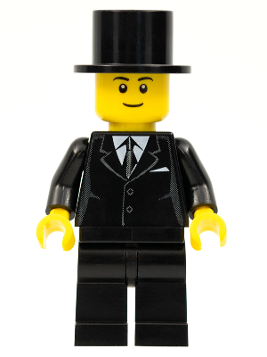 Suit Black, Top Hat, Black Legs, Black Eyebrows – ГРАДСКИ