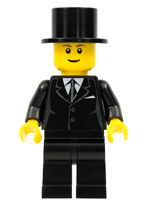 Suit Black, Top Hat, Black Legs, Reddish Brown Eyebrows – ГРАДСКИ
