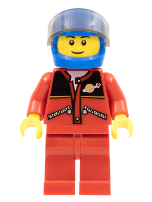 Red Jacket with Zipper Pockets and Classic Space Logo, Red Legs, Blue Helmet – ГРАДСКИ