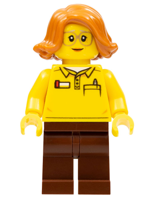 Female, Toy Store Worker (LEGO Logo on Reverse of Torso) – ГРАДСКИ