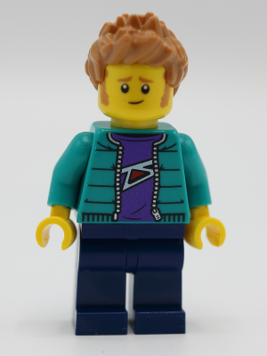 Male with Purple Shirt, Dark Turquoise Jacket, Dark Blue Legs and Medium Nougat Hair – ГРАДСКИ
