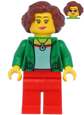 Female with Green Jacket, Red Legs, Reddish Brown Hair – ГРАДСКИ