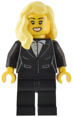 Magician - Female, Black Suit Jacket with White Button Up Shirt, Black Legs, Bright Light Yellow Hair – ГРАДСКИ
