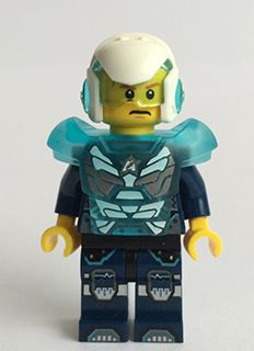 Agent Max Burns - Helmet and Armor, Dark Blue Arms – УЛТРА АГЕНТИ