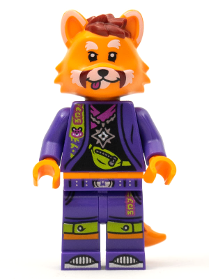Red Panda Dancer, Vidiyo Bandmates, Series 1 (Minifigure Only without Stand and Accessories) – ВИДИЙО