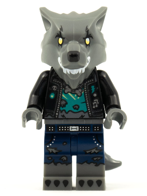 Werewolf Drummer, Vidiyo Bandmates, Series 1 (Minifigure Only without Stand and Accessories) – ВИДИЙО