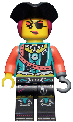 DJ Captain, Vidiyo Bandmates, Series 2 (Minifigure Only without Stand and Accessories) – ВИДИЙО
