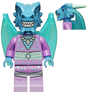 Dragon Guitarist, Vidiyo Bandmates, Series 2 (Minifigure Only without Stand and Accessories) – ВИДИЙО