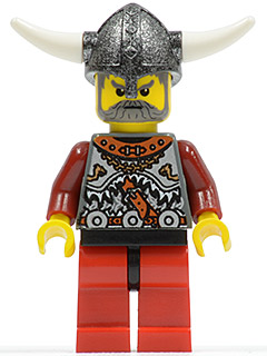 Viking Red Chess Bishop - Horns Glued to Helmet – ВИКИНГИ