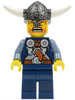Viking Blue Chess Pawn - Horns Glued to Helmet – ВИКИНГИ