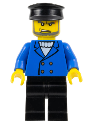 Hovercraft Pilot - Male, Blue Jacket, Black Legs, Black Police Hat, Beard – ГРАДСКИ