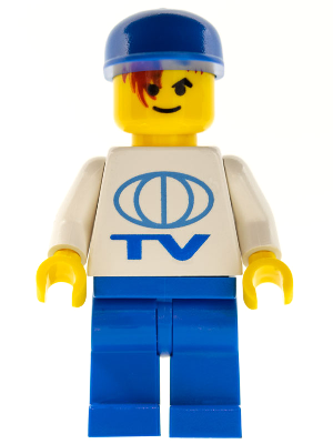 TV Logo Large Pattern on Front, LEGO Soccer Logo on Back, Blue Legs, Blue Cap – ГРАДСКИ