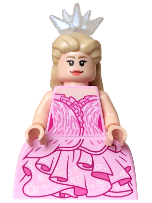 Glinda - Minifigure, Bright Pink Dress, Wide Skirt (Panniers) – УИКЕД