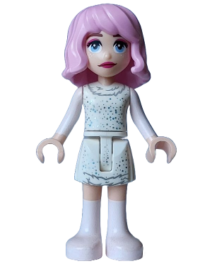 Enid Sinclair - White Sparkling Dress – УЕНЗДЕЙ