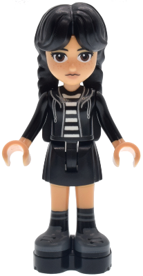 Wednesday Addams - Black Hoodie, Skirt, Platform Soles – УЕНЗДЕЙ