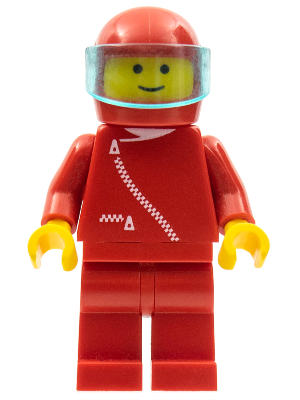 Jacket with Zipper - Red, Red Legs, Red Helmet, Trans-Light Blue Visor – ГРАДСКИ